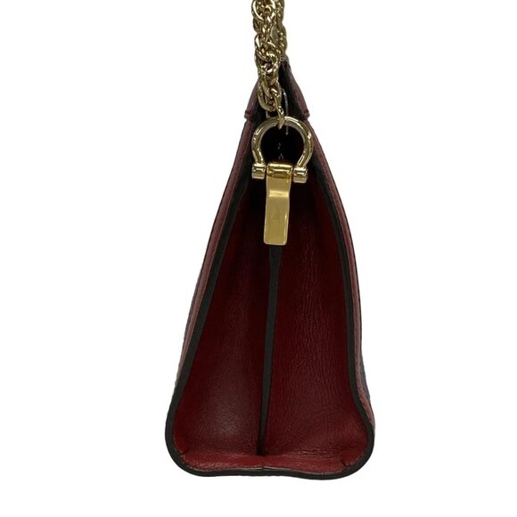 GUCCI Ophidia GG Small Shoulder Bag Navy Red Suede Leather - 645-082325 - Picture 3 of 14